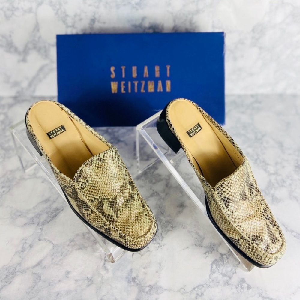 Stuart Weitzman Animal Print Mule: Size 8.5B - Picture 4 of 8